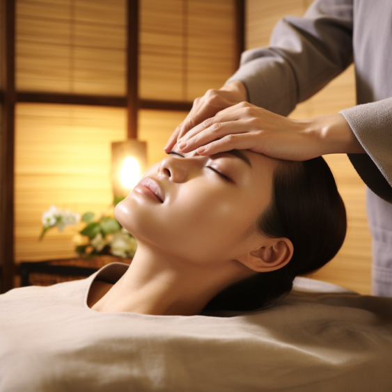 Soin énergétique, massage du visage japonais